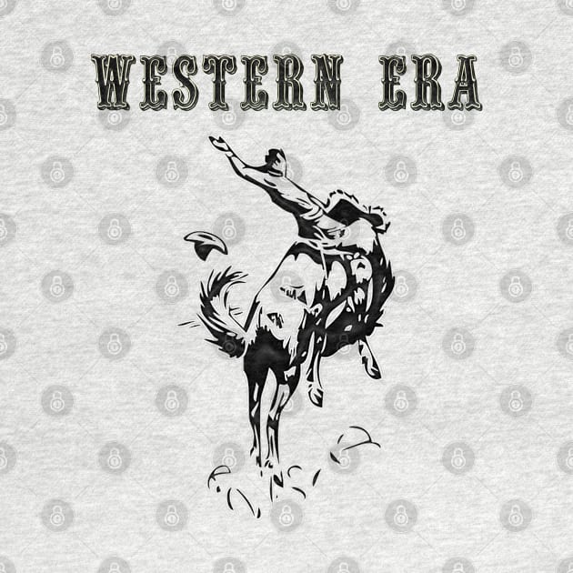 Western Era - Cowboy on Horseback 13 by The Black Panther